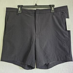 NWT All In Motion Shorts Mens 40 Black GOLF 7 in inseam Performance Chino UPF 50